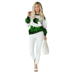 uab blazers lucky motif white green hoodie best selling