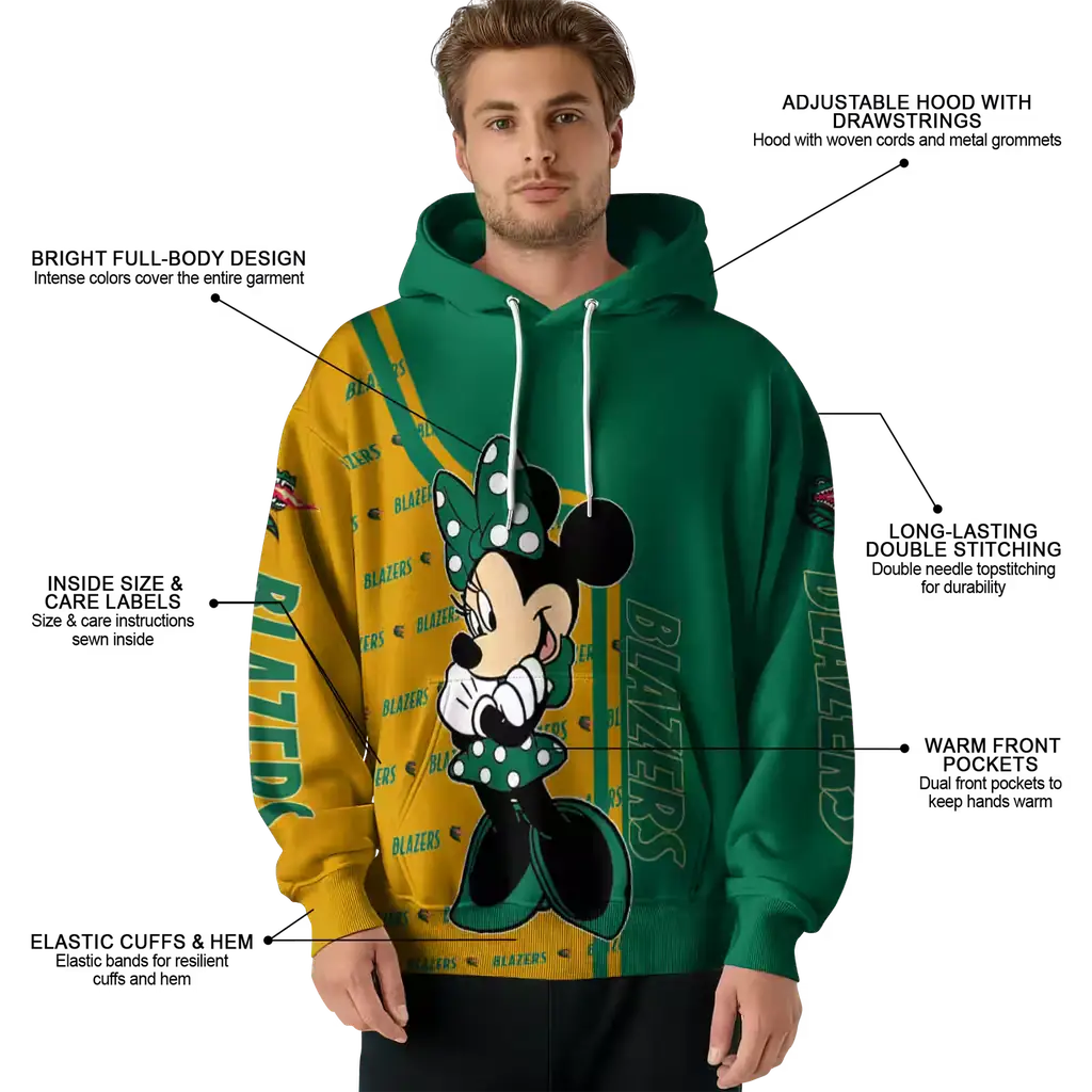 uab blazers minnie mouse green hoodie latest model uab blazers minnie mouse green hoodie latest model