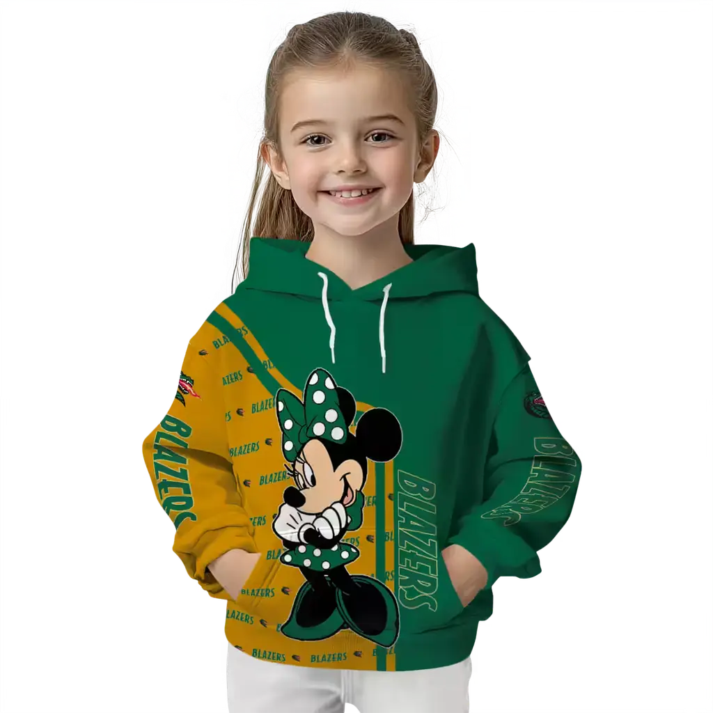 uab blazers minnie mouse green hoodie top rated uab blazers minnie mouse green hoodie top rated
