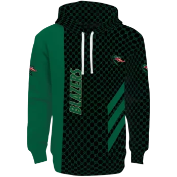 uab blazers monogram pattern green hoodie best selling