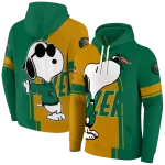 uab blazers playful snoopy green hoodie best selling