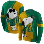 uab blazers playful snoopy green hoodie best selling