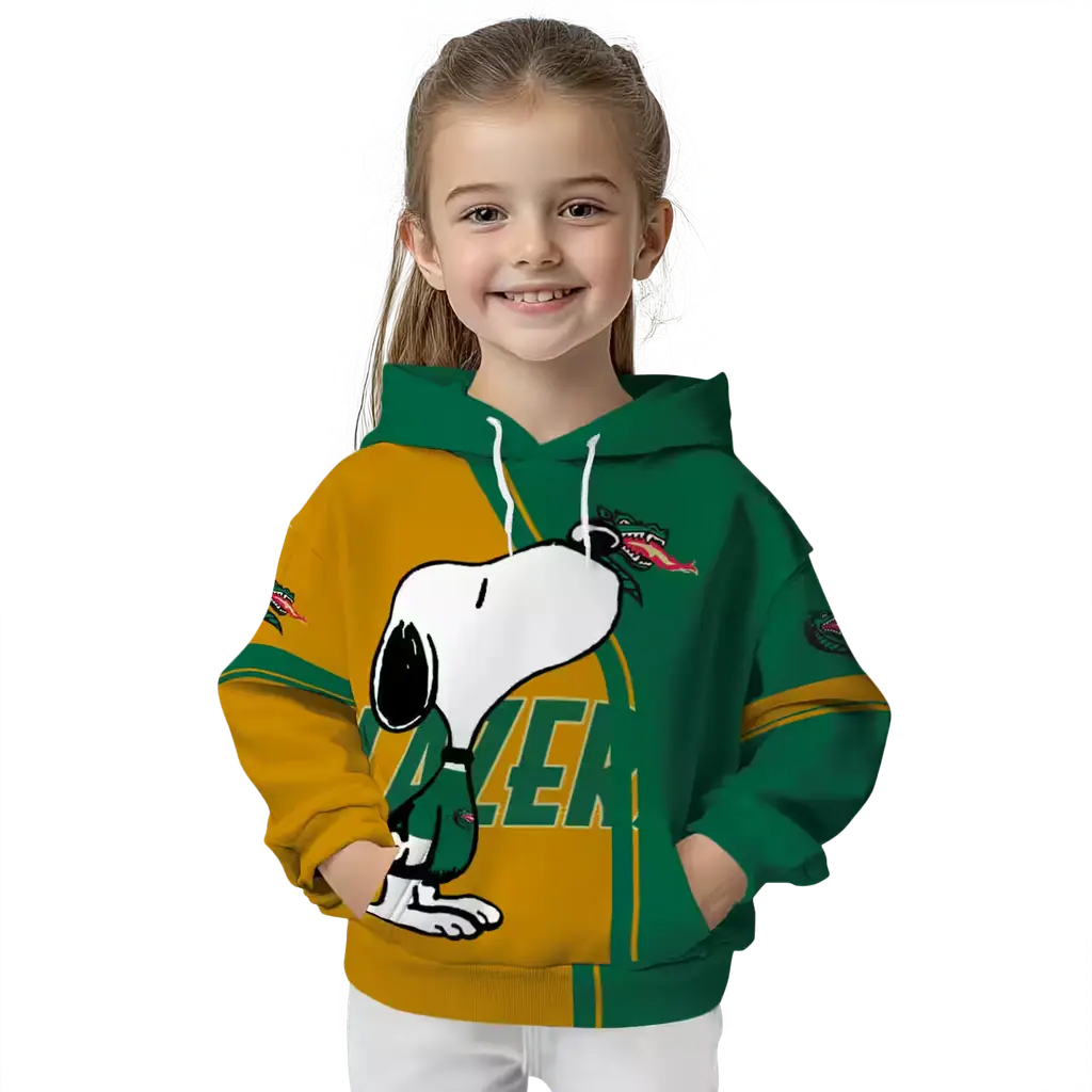 uab blazers playful snoopy green hoodie top rated uab blazers playful snoopy green hoodie top rated