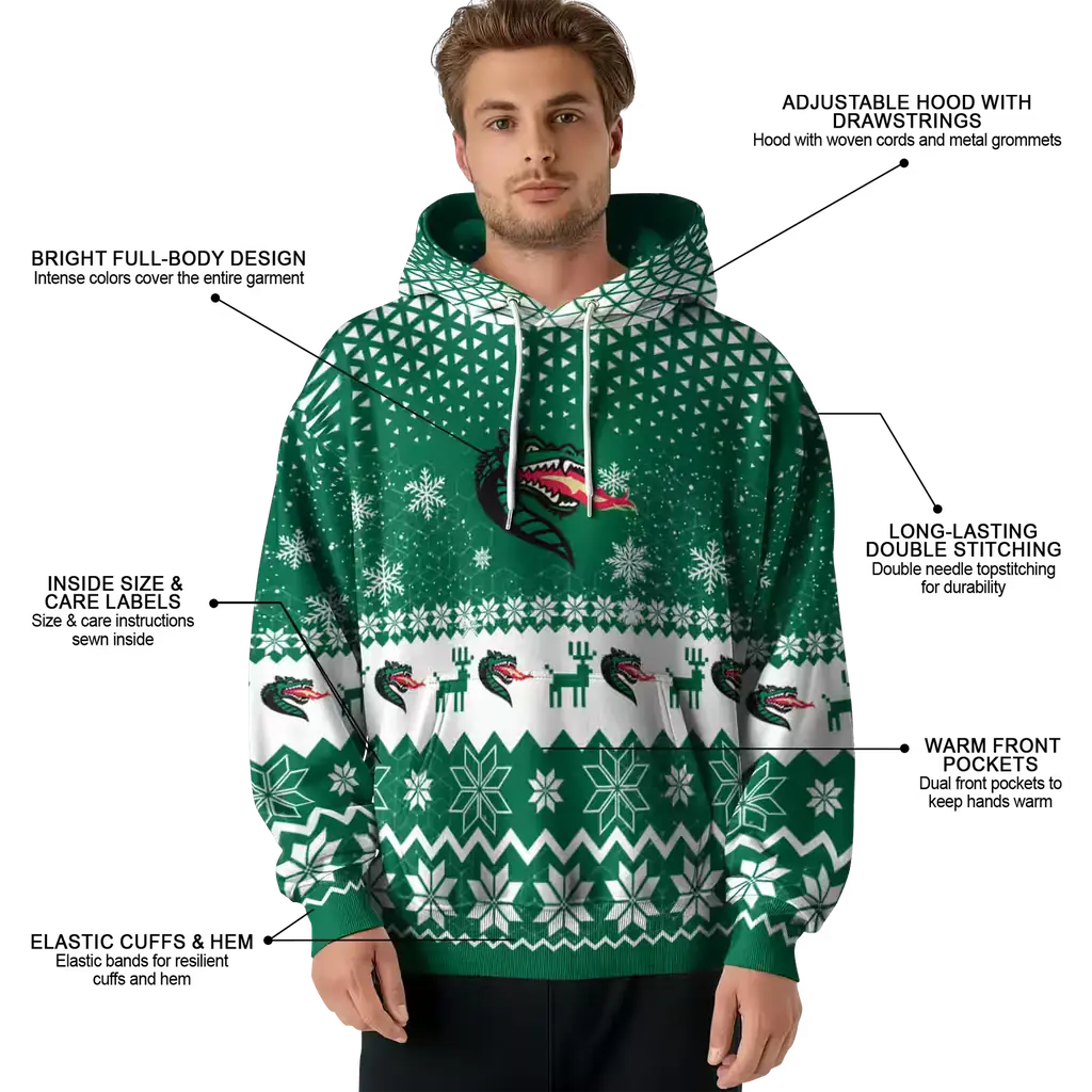 uab blazers reindeer motif green hoodie latest model uab blazers reindeer motif green hoodie latest model