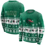 uab blazers reindeer motif green hoodie best selling