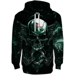 uab blazers skull artwork green black hoodie best selling