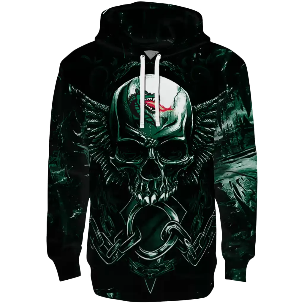 uab blazers skull artwork green black hoodie best selling uab blazers skull artwork green black hoodie best selling