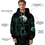 uab blazers skull artwork green black hoodie best selling