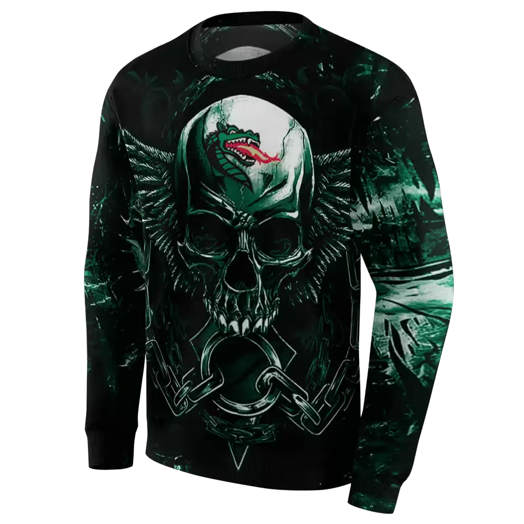 uab blazers skull artwork green black hoodie new arrival uab blazers skull artwork green black hoodie new arrival