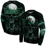 uab blazers skull artwork green black hoodie best selling