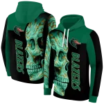 uab blazers skull motif green black hoodie best selling