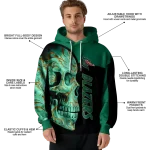uab blazers skull motif green black hoodie best selling