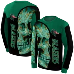 uab blazers skull motif green black hoodie best selling