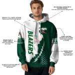 uab blazers triangular pattern green white hoodie best selling