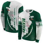 uab blazers triangular pattern green white hoodie best selling