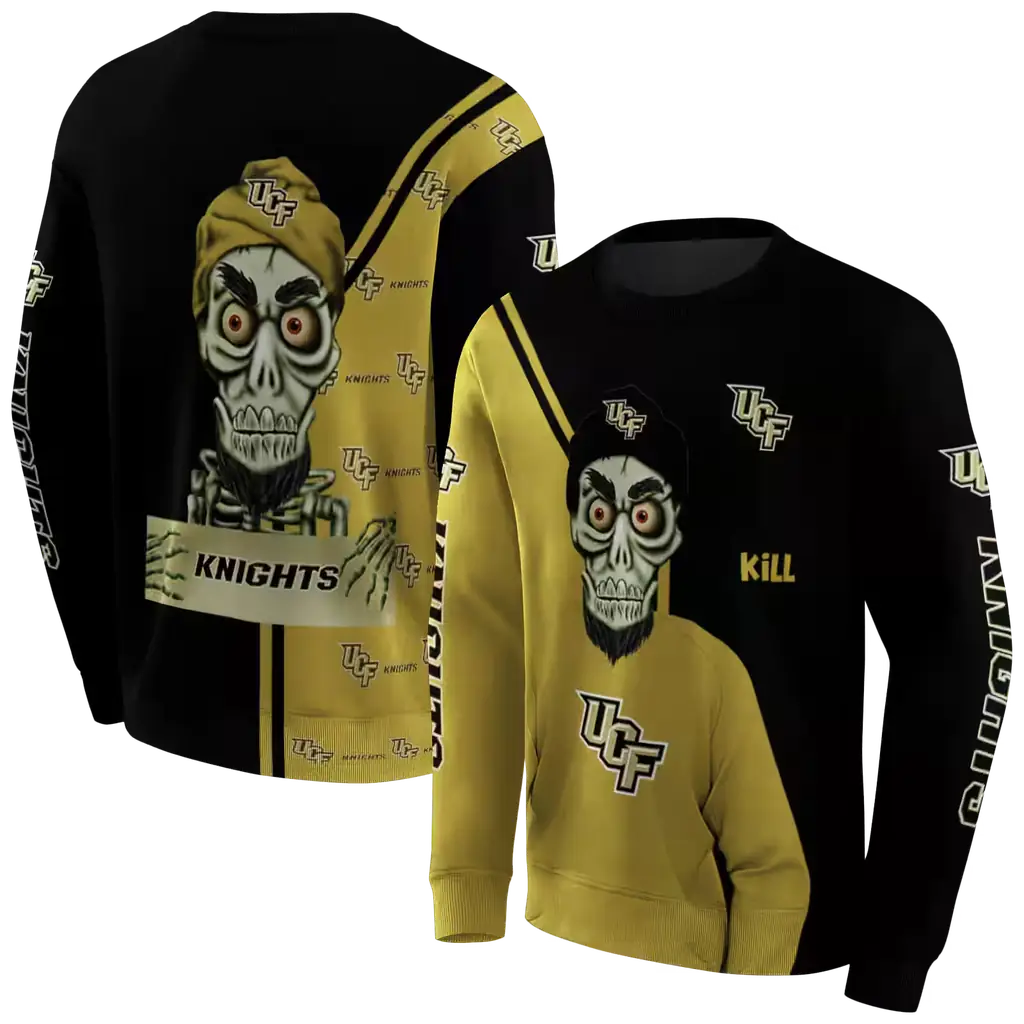 ucf knights achmed skull gold hoodie premium grade ucf knights achmed skull gold hoodie premium grade