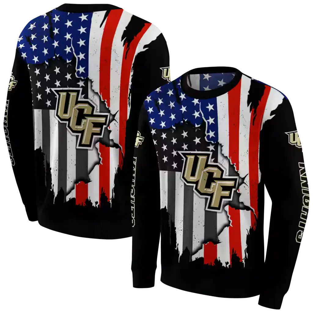 ucf knights american pride black hoodie premium grade ucf knights american pride black hoodie premium grade