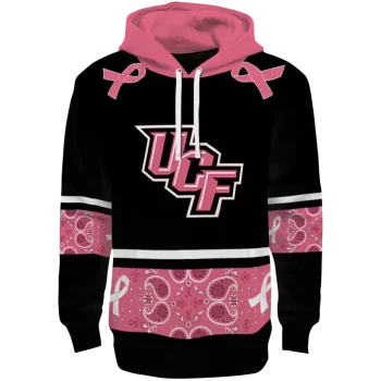 ucf knights awareness ribbon black pink hoodie best selling