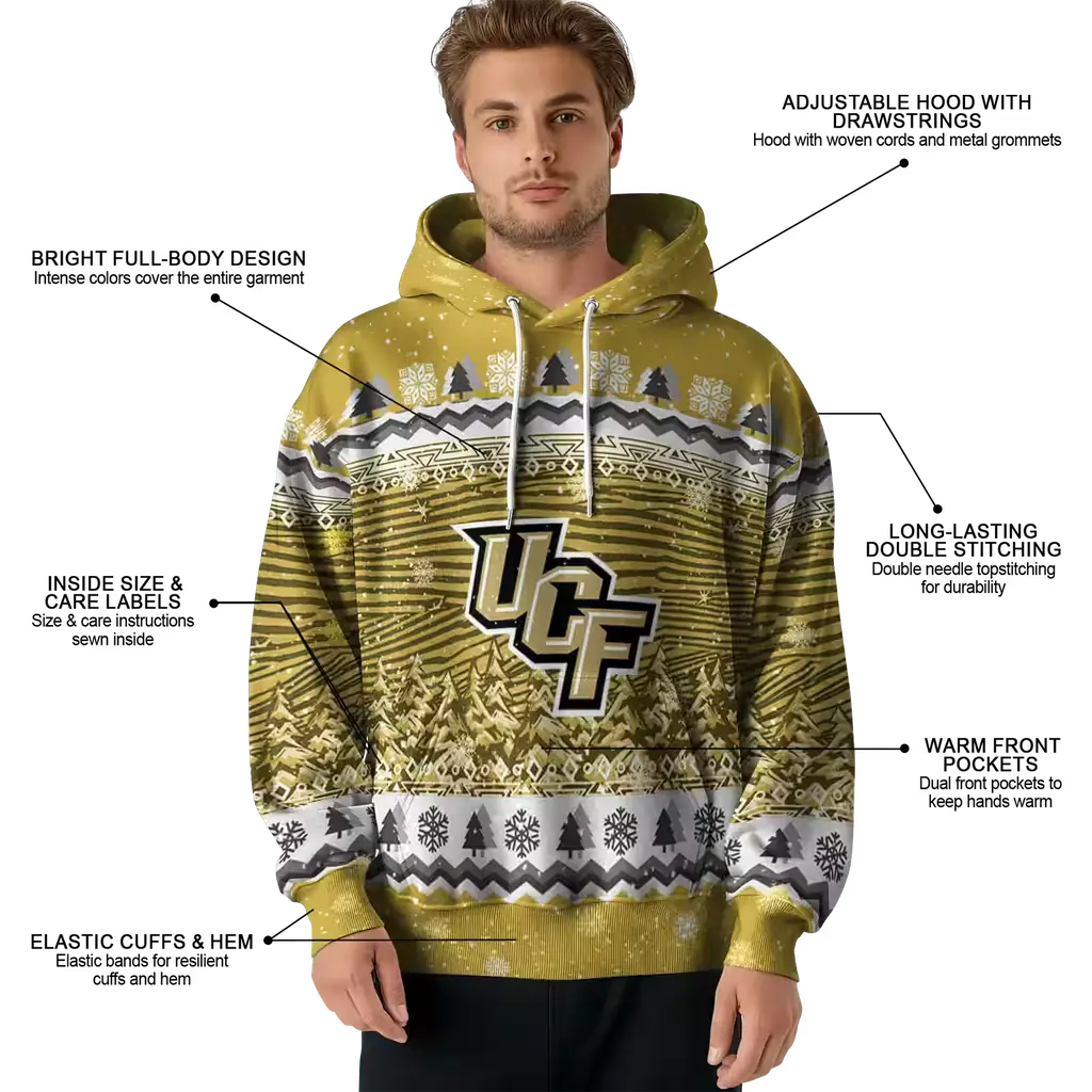 ucf knights christmas trees gold hoodie latest model ucf knights christmas trees gold hoodie latest model