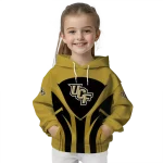 ucf knights concentric lines gold black hoodie best selling