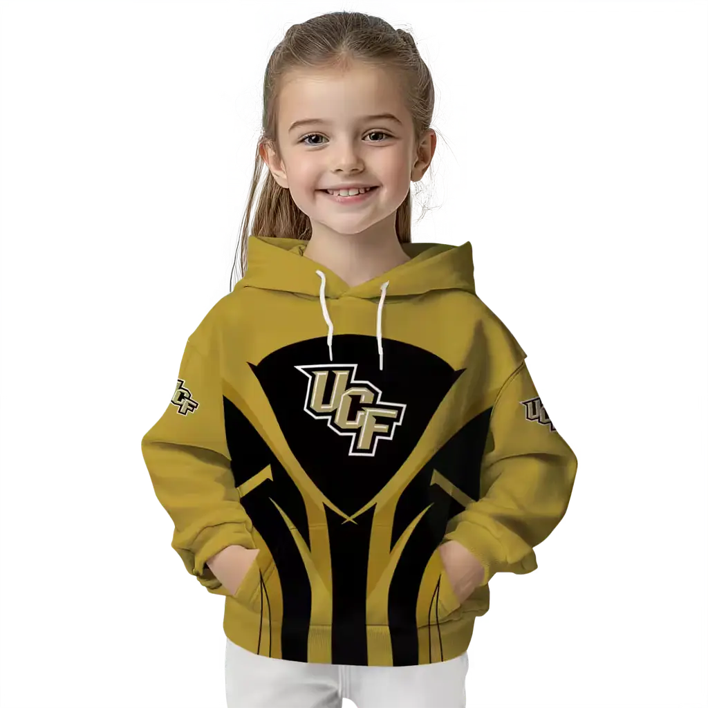 ucf knights concentric lines gold black hoodie top rated ucf knights concentric lines gold black hoodie top rated