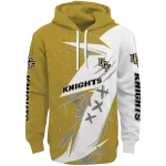 ucf knights dynamic slash gold white hoodie best selling