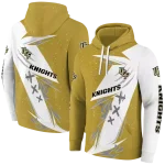 ucf knights dynamic slash gold white hoodie best selling