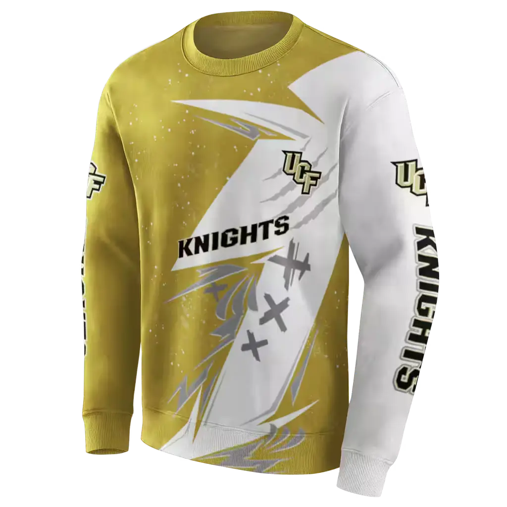 ucf knights dynamic slash gold white hoodie new arrival ucf knights dynamic slash gold white hoodie new arrival