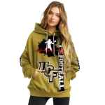 ucf knights football heartbeat gold hoodie best selling