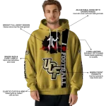 ucf knights football heartbeat gold hoodie best selling