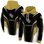 ucf knights futuristic pattern gold black hoodie best selling