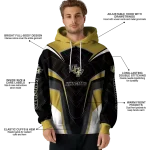 ucf knights futuristic pattern gold black hoodie best selling