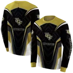 ucf knights futuristic pattern gold black hoodie best selling