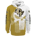ucf knights graphic punisher gold white hoodie best selling