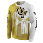 ucf knights graphic punisher gold white hoodie best selling