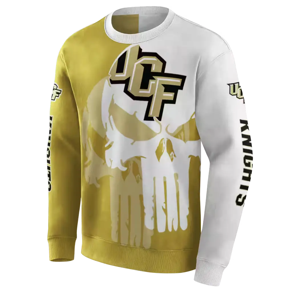 ucf knights graphic punisher gold white hoodie new arrival ucf knights graphic punisher gold white hoodie new arrival