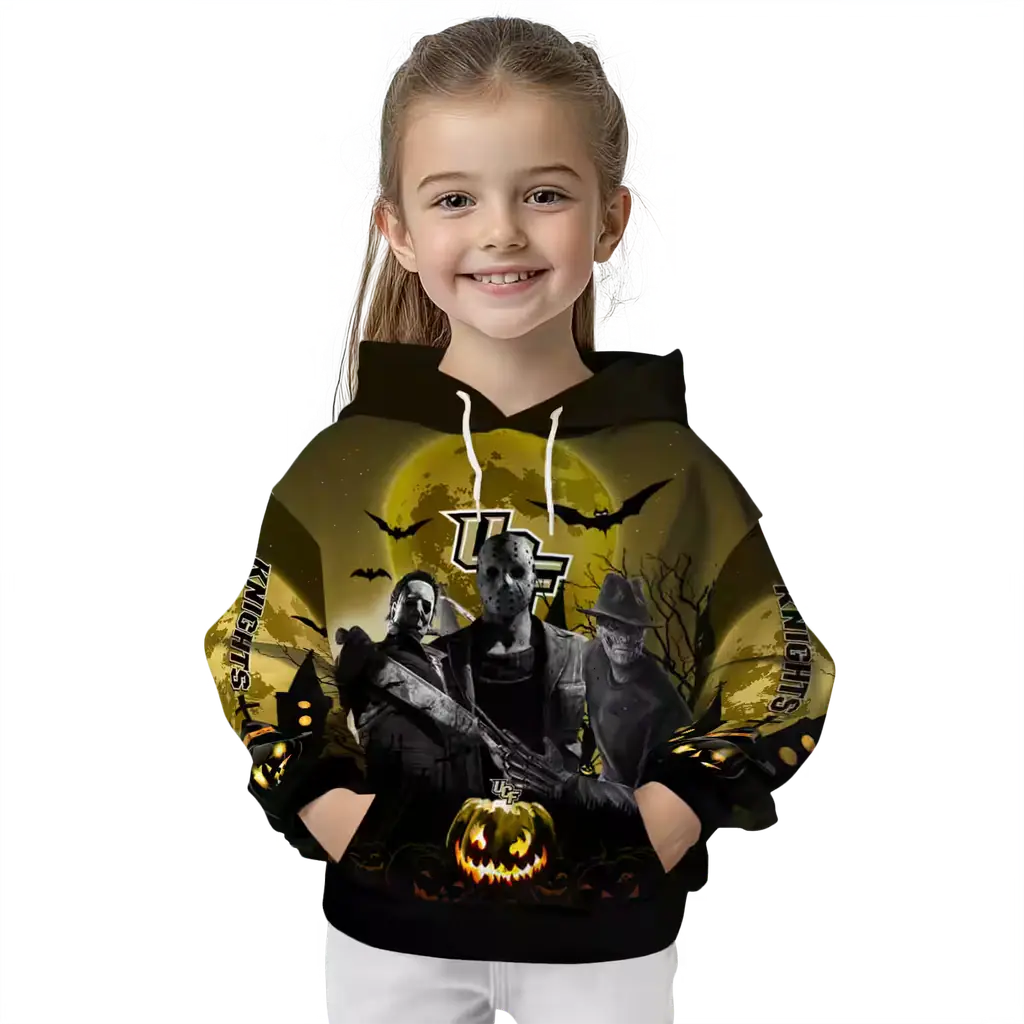 ucf knights halloween vibes gold black hoodie top rated ucf knights halloween vibes gold black hoodie top rated
