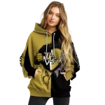 ucf knights heartbeat graphic gold hoodie best selling