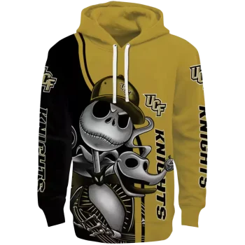 ucf knights jack skellington gold hoodie best selling