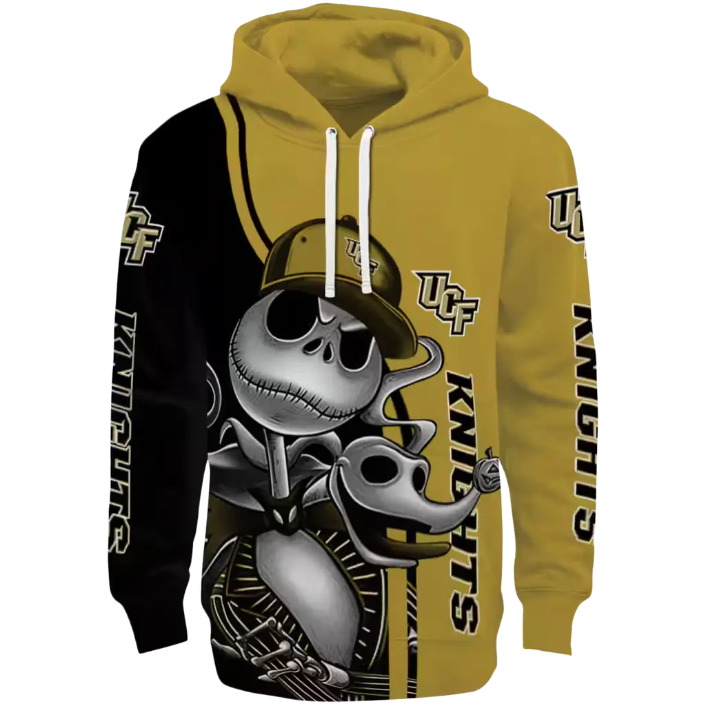 ucf knights jack skellington gold hoodie best selling ucf knights jack skellington gold hoodie best selling