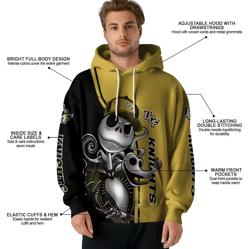 ucf knights jack skellington gold hoodie latest model ucf knights jack skellington gold hoodie latest model