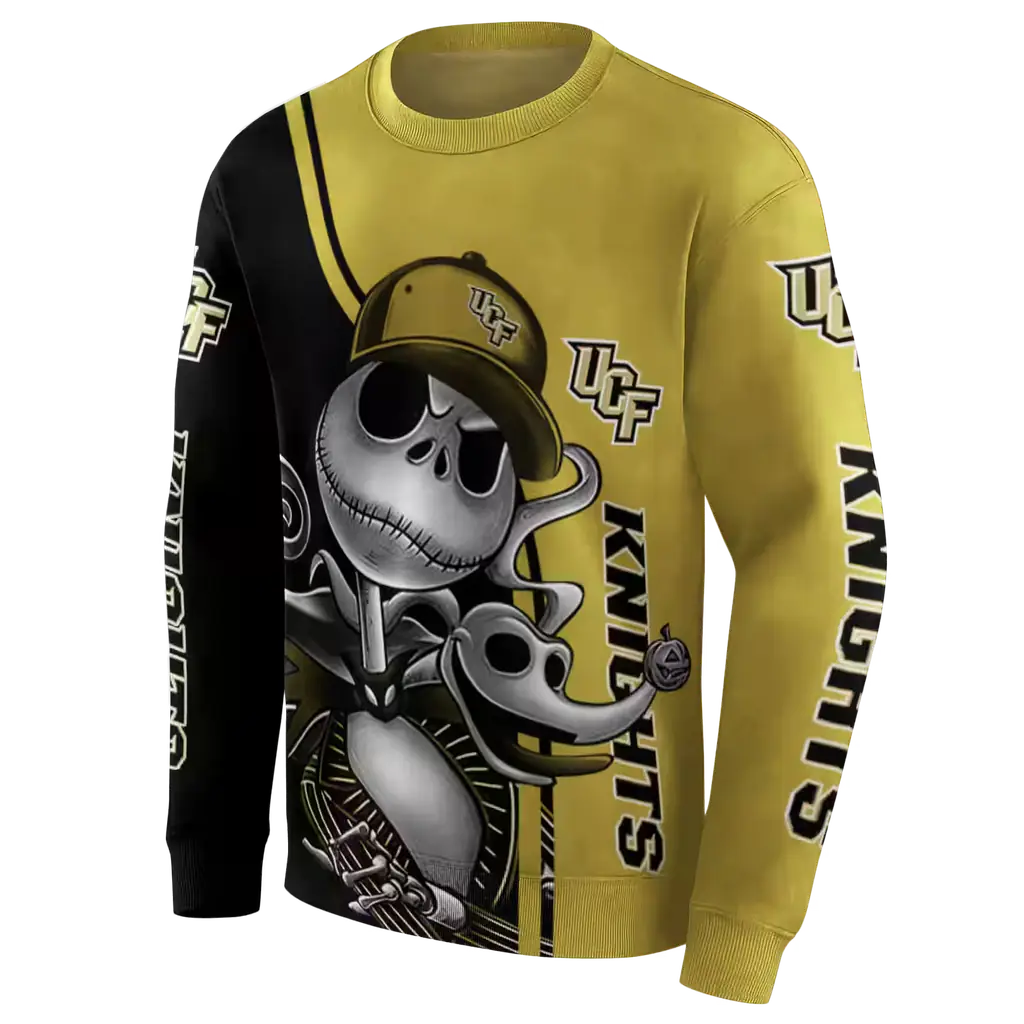 ucf knights jack skellington gold hoodie new arrival ucf knights jack skellington gold hoodie new arrival