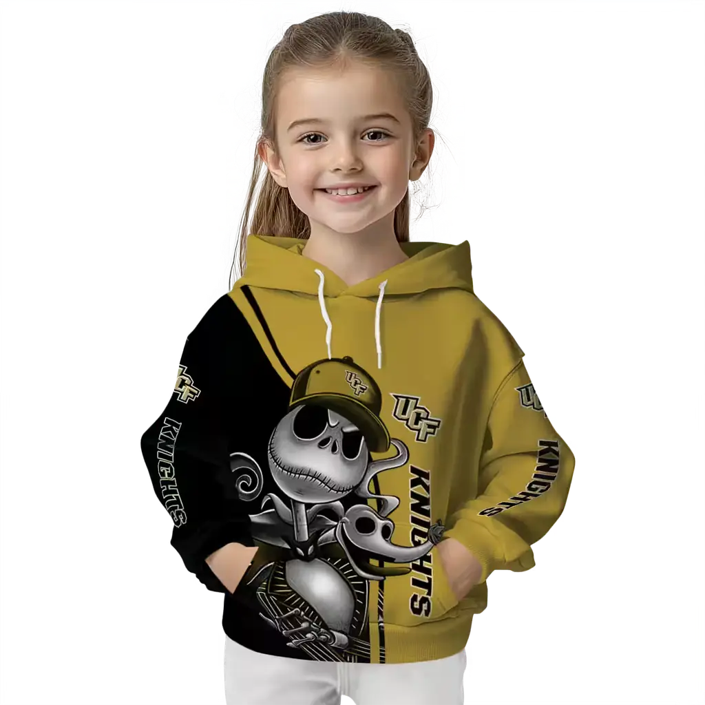 ucf knights jack skellington gold hoodie top rated ucf knights jack skellington gold hoodie top rated