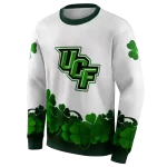 ucf knights lucky motif white green hoodie best selling