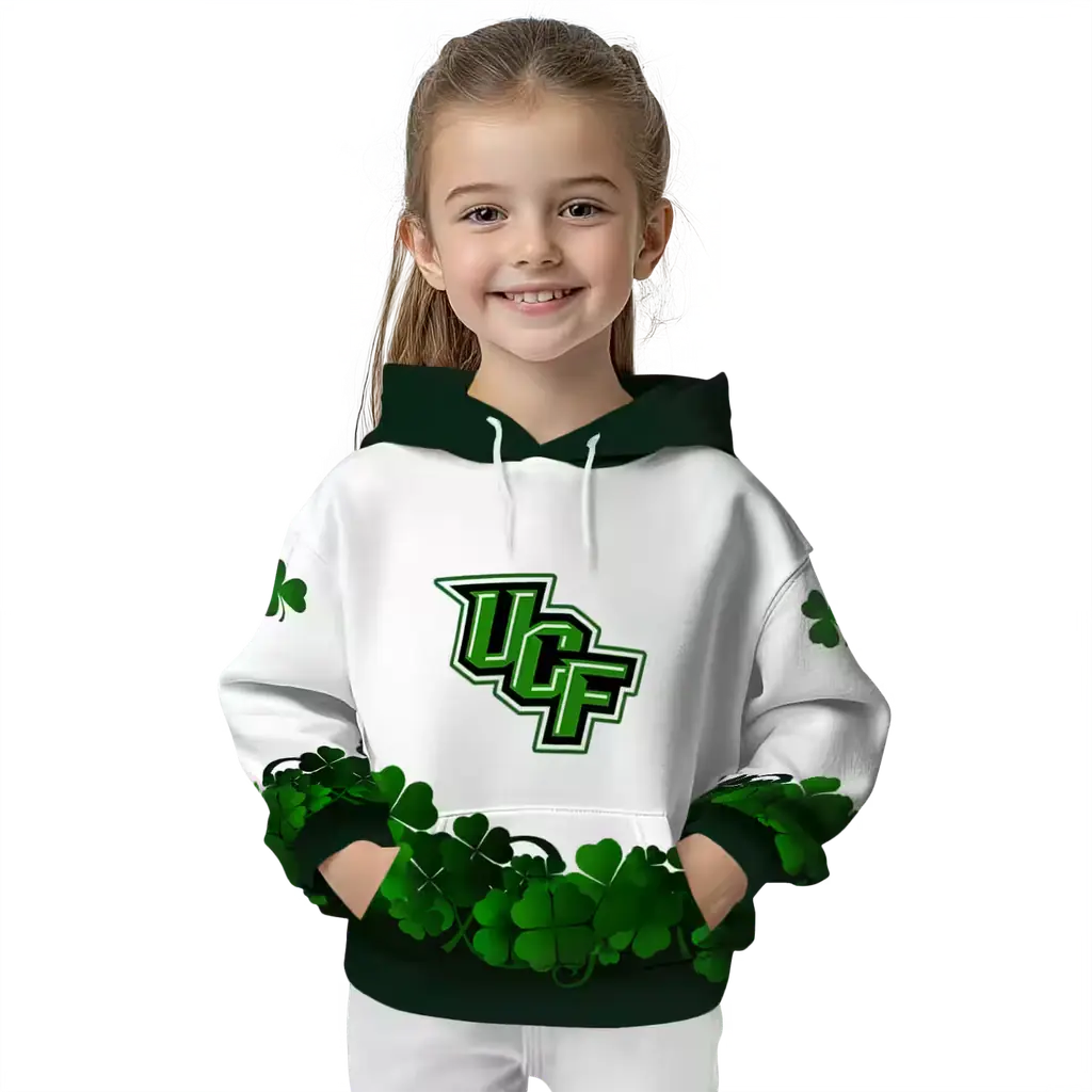 ucf knights lucky motif white green hoodie top rated ucf knights lucky motif white green hoodie top rated