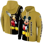 ucf knights mickey mouse gold black hoodie best selling