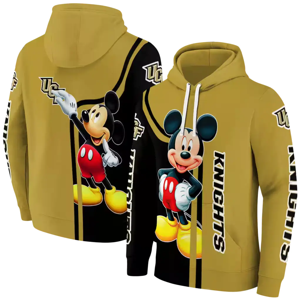 ucf knights mickey mouse gold black hoodie fashion forward ucf knights mickey mouse gold black hoodie fashion forward