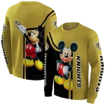 ucf knights mickey mouse gold black hoodie best selling