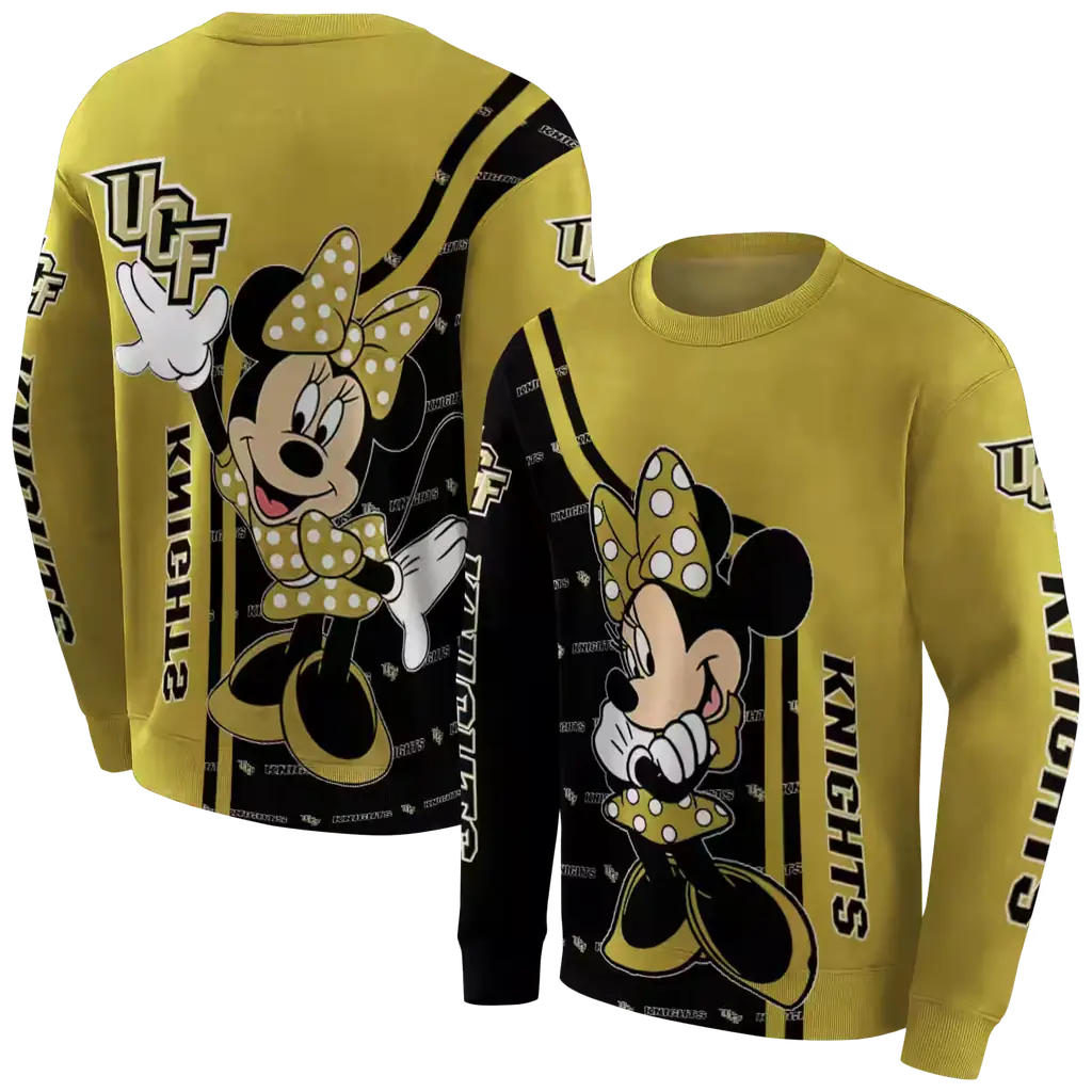 ucf knights minnie mouse gold hoodie premium grade ucf knights minnie mouse gold hoodie premium grade