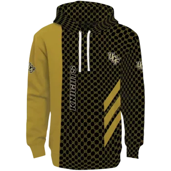 ucf knights monogram pattern gold hoodie best selling